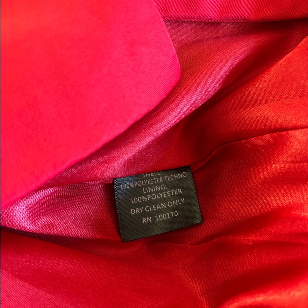 SANDRO Red Trench Coat - Picture 6 of 10